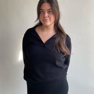 Djerf Avenue Getaway Top Black S